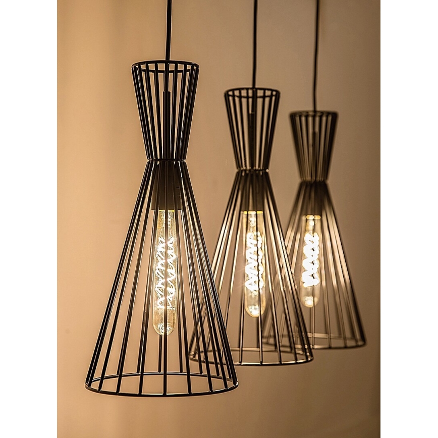 Rabalux - Loftlampe med ledning 3xE27/60W/230V