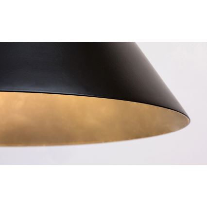 Rabalux - Loftlampe på kabel 1xE27/40W/230V sort