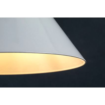 Rabalux 72008 - Pendel på ledning 1xE27/40W/230V Ø 25 cm hvid