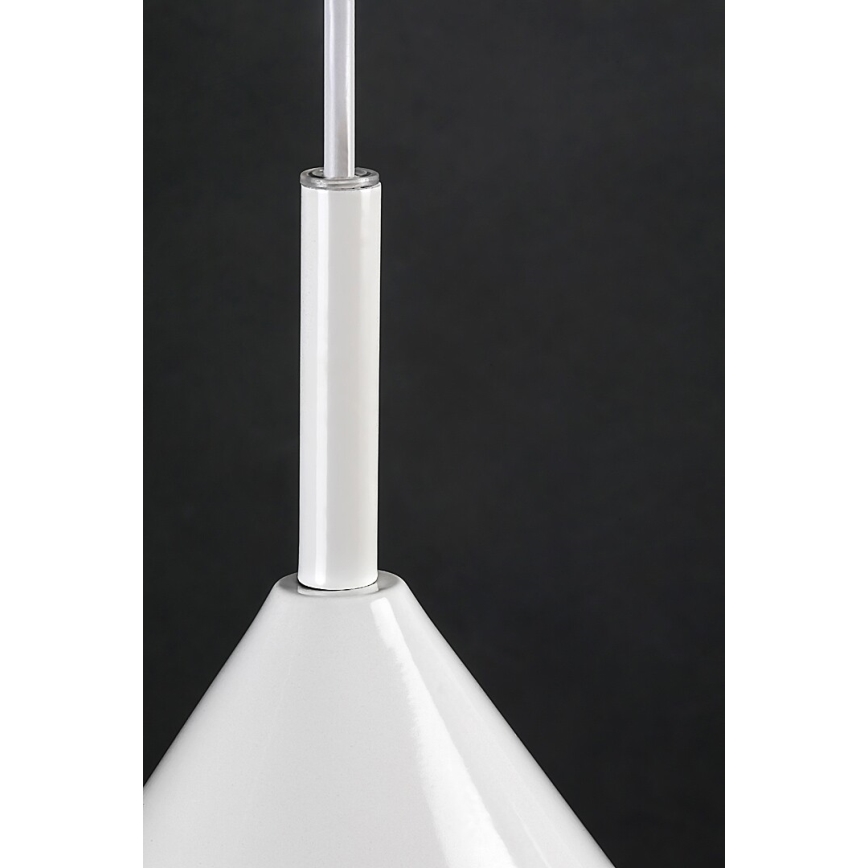 Rabalux 72008 - Pendel på ledning 1xE27/40W/230V Ø 25 cm hvid