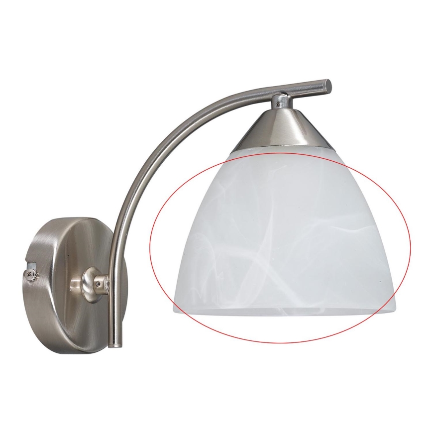 Rabalux 7201 - Reserveglas til lampe TRISTAN E14