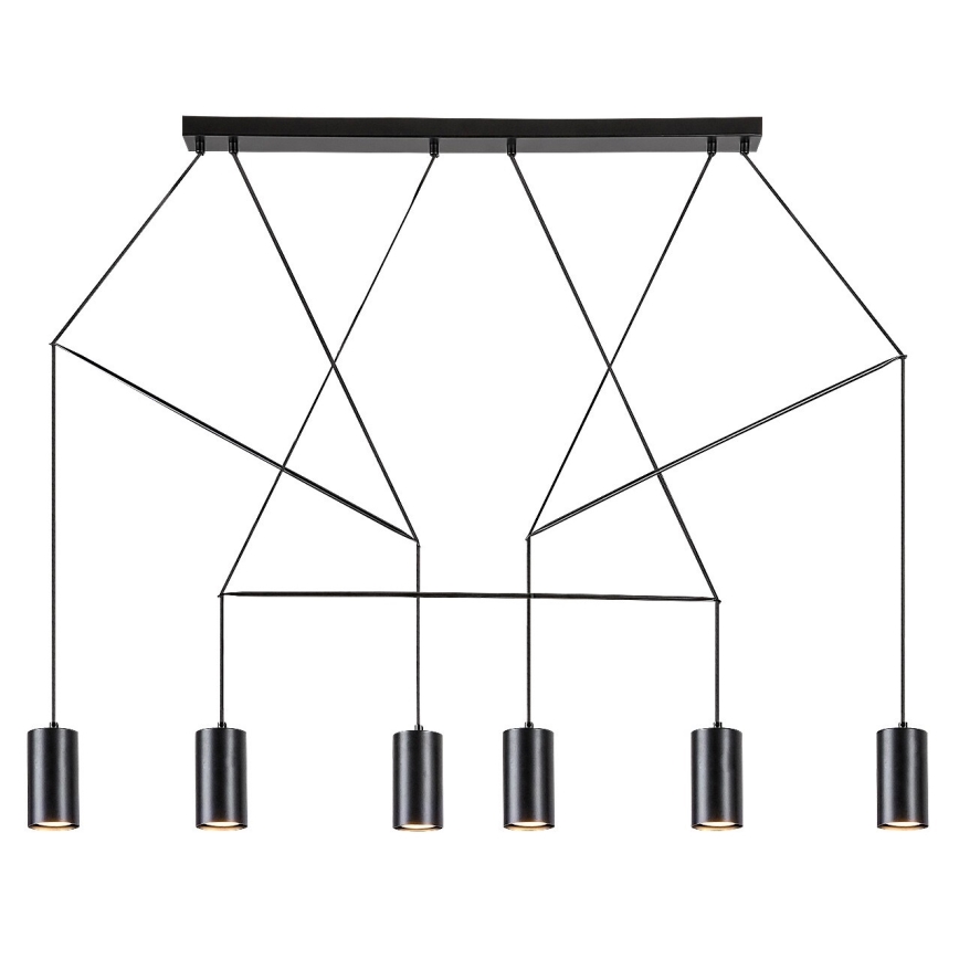 Rabalux - Loftlampe med wire 6xGU10/50W/230V