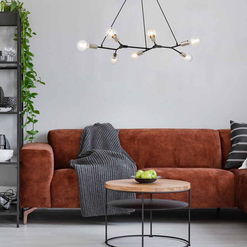 Rabalux - Loftlampe med ledning 7xE27/25W/230V