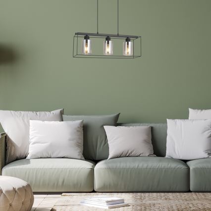 Rabalux - Loftlampe med ledning 3xE27/25W/230V