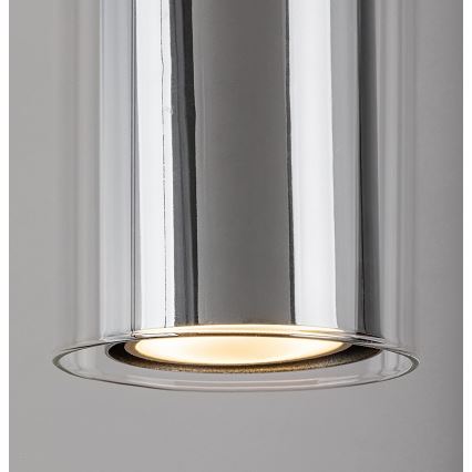 Rabalux - Pendel 1xGU10/50W/230V transparent/skinnende krom