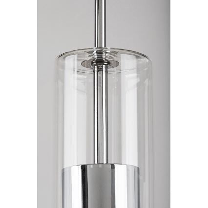 Rabalux - Pendel 1xGU10/50W/230V transparent/skinnende krom