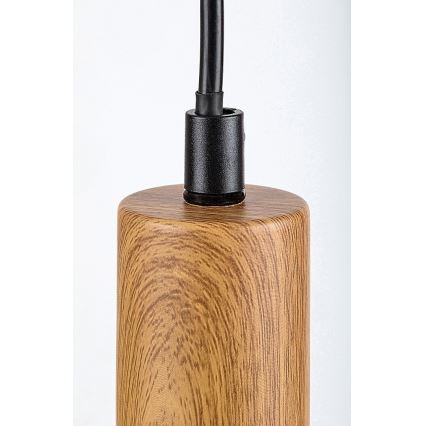 Rabalux - Loftlampe på kabel 1xE27/60W/230V bøg