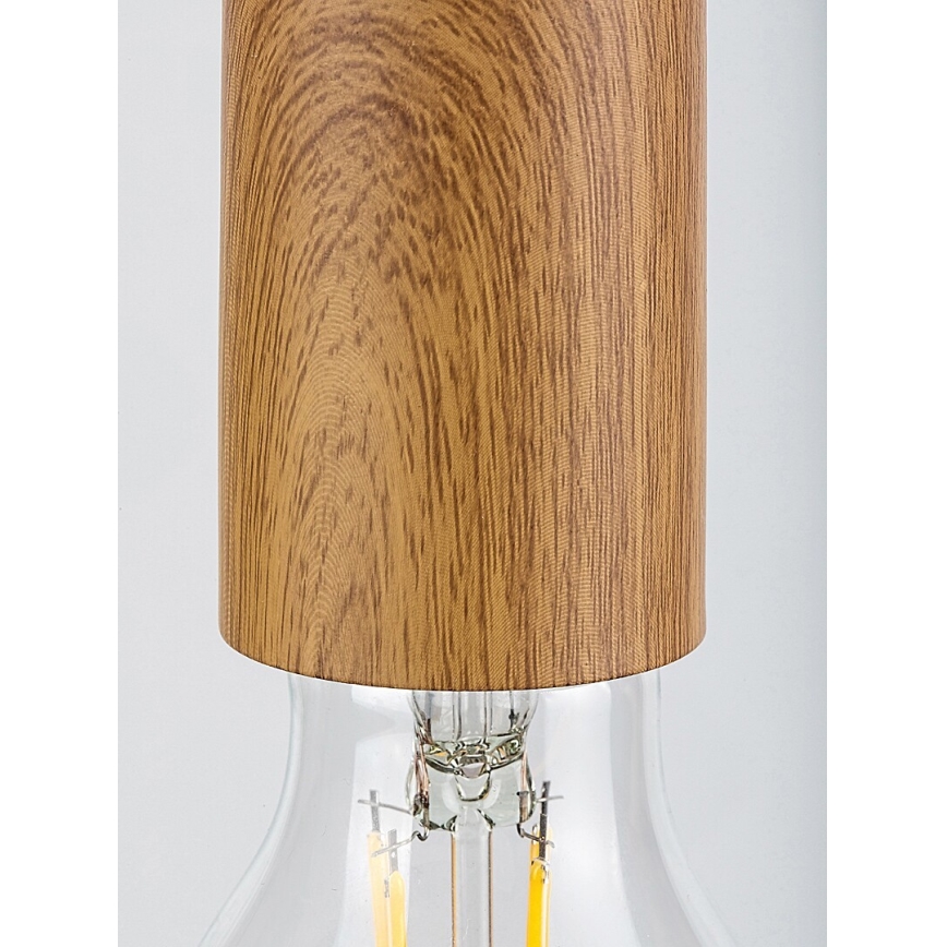 Rabalux - Loftlampe med wire 5xE27/60W/230V edderkop bøg