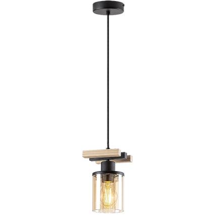 Rabalux - Loftlampe på stang 1xE27/25W/230V fyrretræ