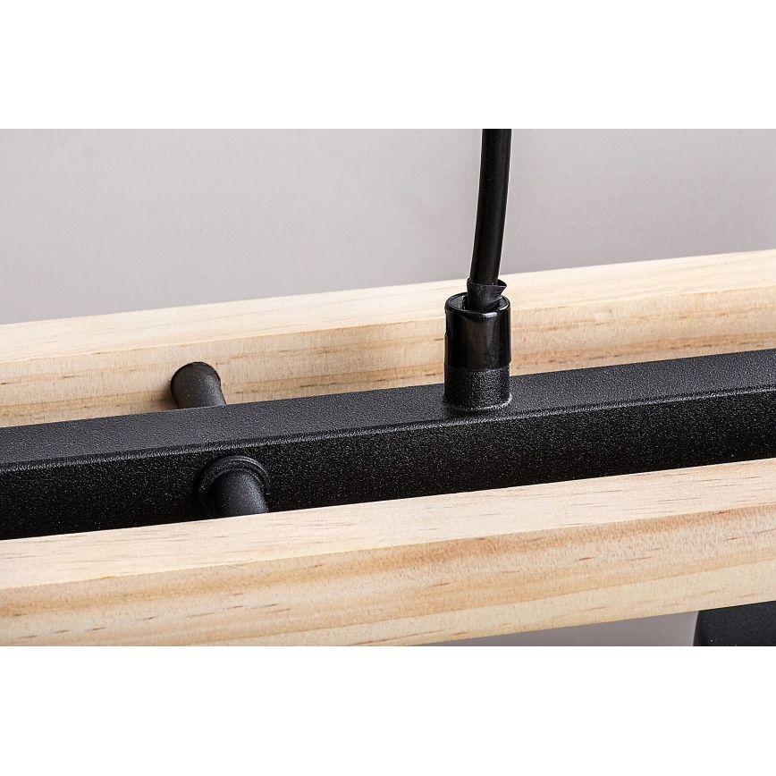 Rabalux - Loftlampe med ledning 3xE27/25W/230V fyrretræ