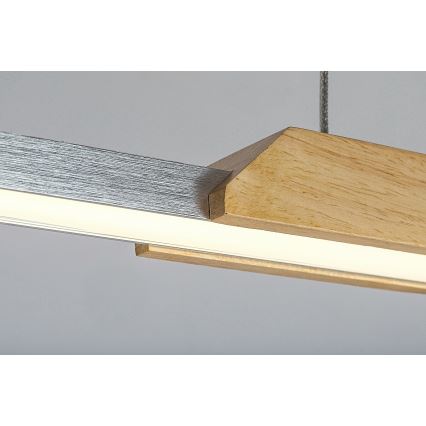 Rabalux - LED pendel LED/26W/230V 4000K bøg