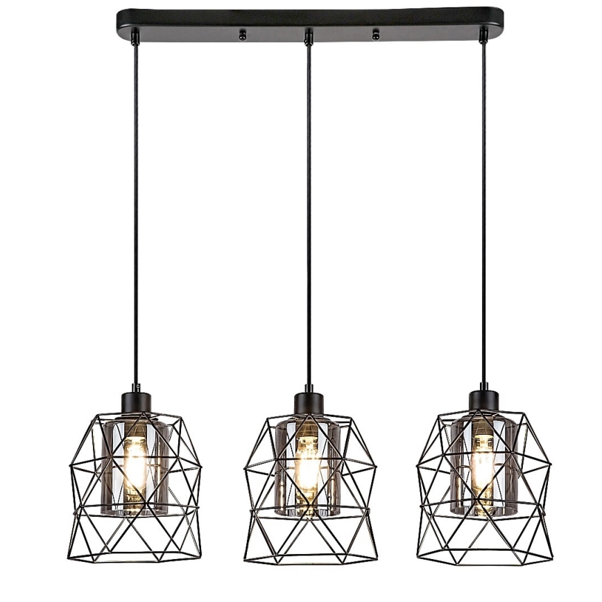 Rabalux - Loftlampe med ledning 3xE27/40W/230V