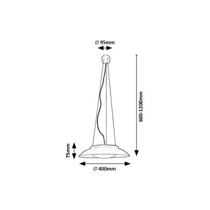 Rabalux - LED pendel LED/24W/230V 3000K