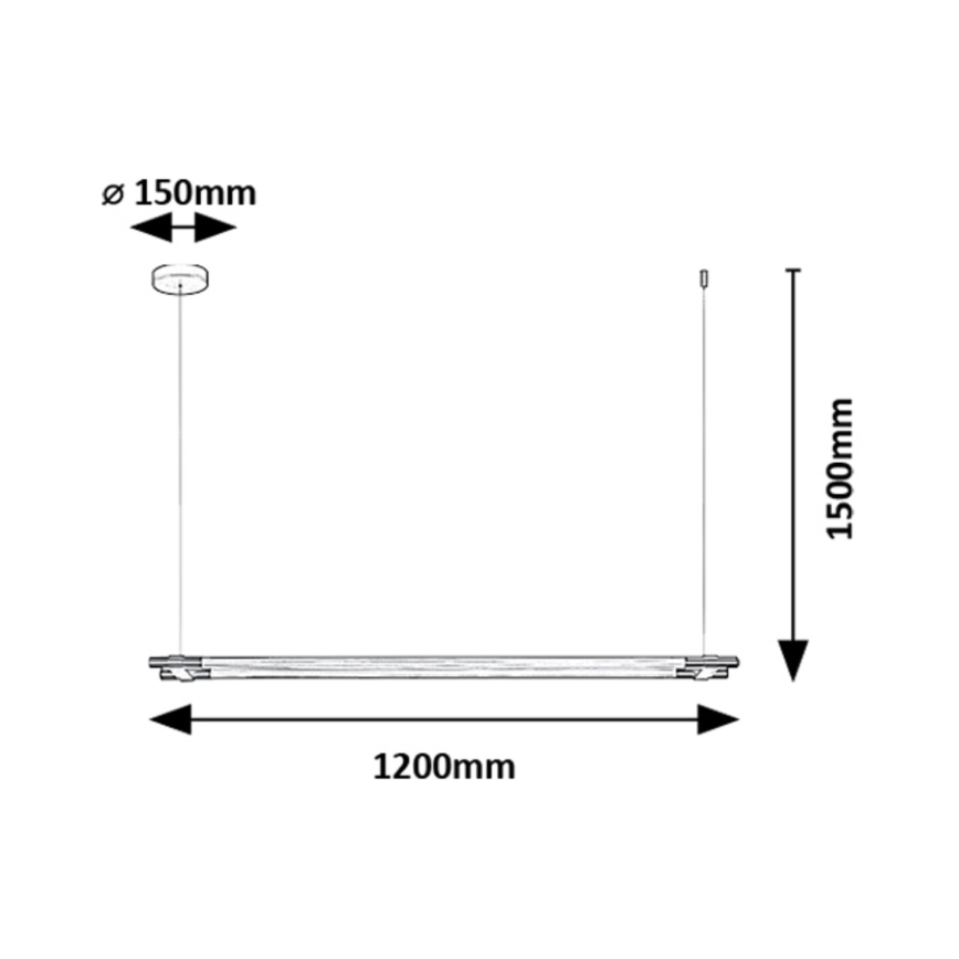Rabalux - LED pendel LED/28W/230V 3000K