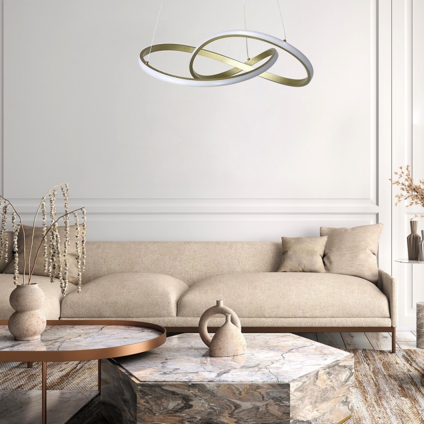 Rabalux - LED pendel LED/36W/230V 3000K guldfarvet