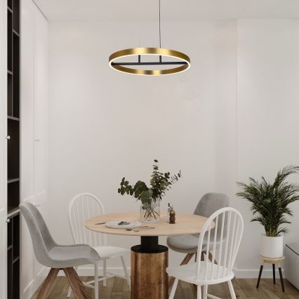 Rabalux - LED pendel LED/42W/230V guldfarvet
