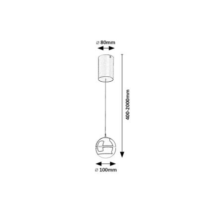 Rabalux - LED pendel LED/6W/230V 4000K