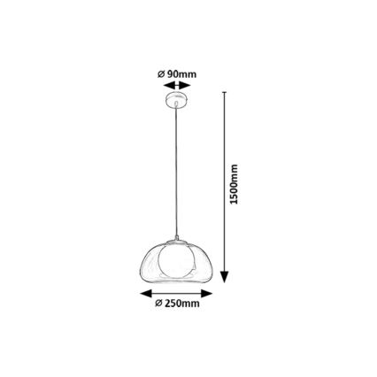 Rabalux - Pendel 1xG9/5W/230V transparent