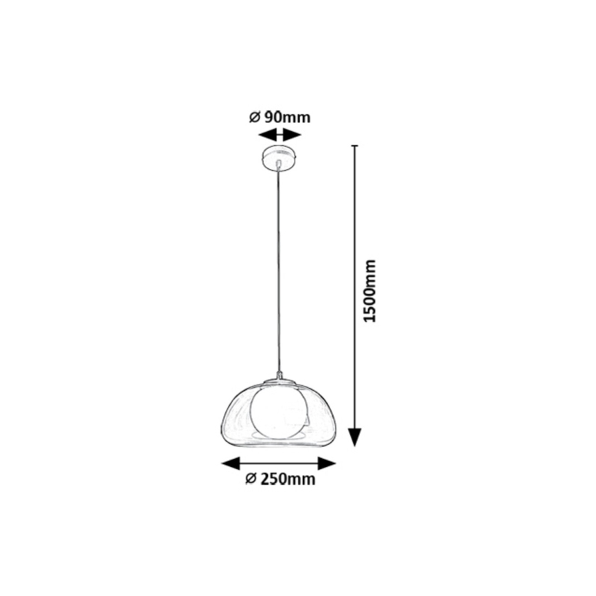 Rabalux - Pendel 1xG9/5W/230V transparent