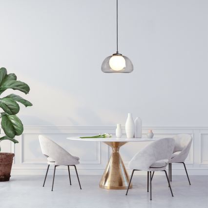 Rabalux - Pendel 1xG9/5W/230V røget