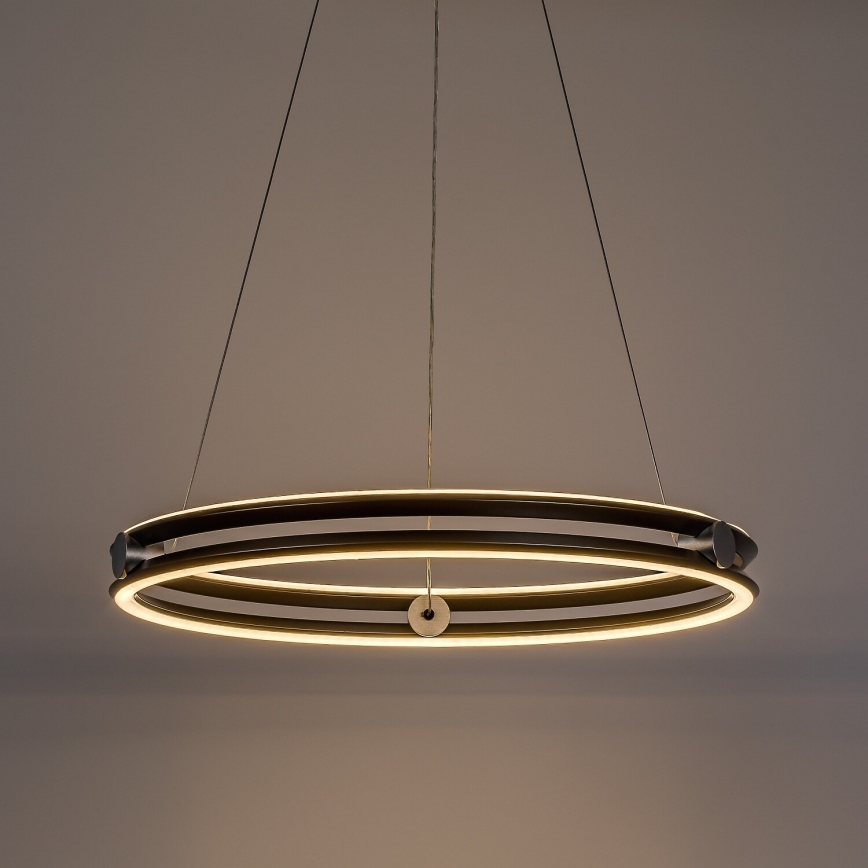 Rabalux - LED-dæmpbar pendel på wire LED/60W/230V 3000-6500K grå + fjernbetjening