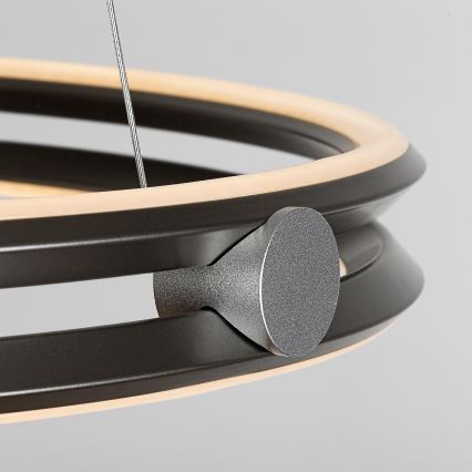 Rabalux - LED-dæmpbar pendel på wire LED/60W/230V 3000-6500K grå + fjernbetjening