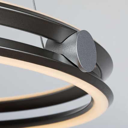 Rabalux - LED-dæmpbar pendel på wire LED/60W/230V 3000-6500K grå + fjernbetjening