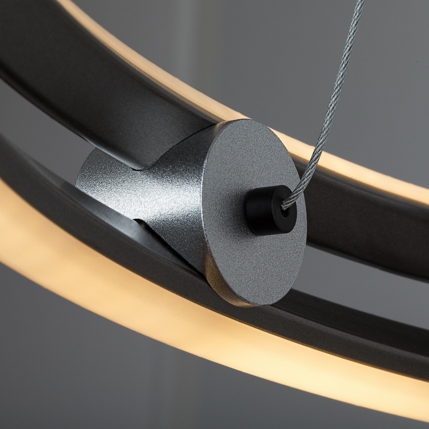 Rabalux - LED-dæmpbar pendel på wire LED/60W/230V 3000-6500K grå + fjernbetjening