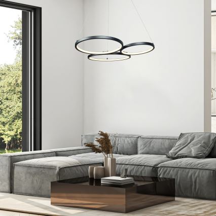 Rabalux - LED pendel LED/38W/230V sort