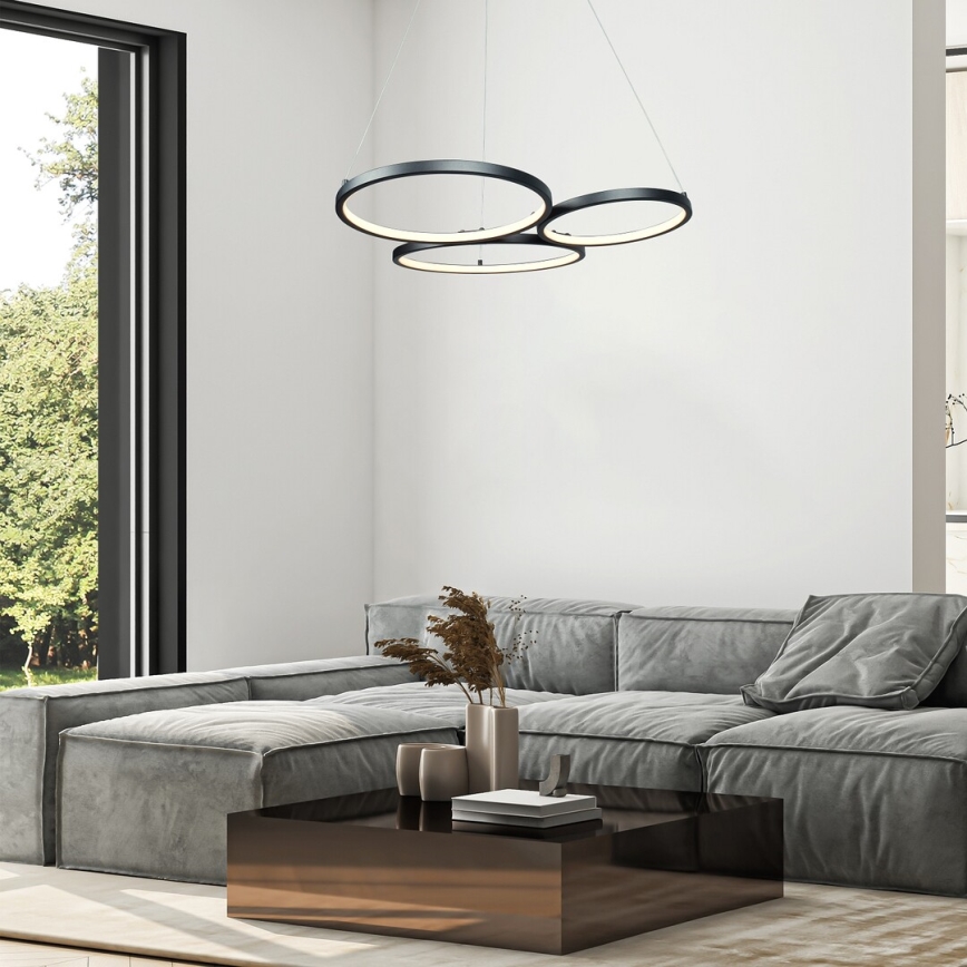 Rabalux - LED pendel LED/38W/230V sort