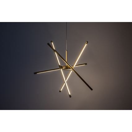 Rabalux - LED pendel LED/40W/230V 3000K guldfarvet