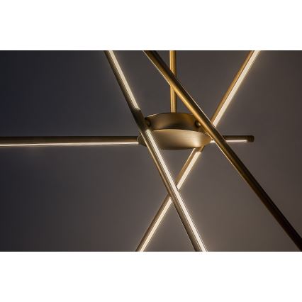 Rabalux - LED pendel LED/40W/230V 3000K guldfarvet