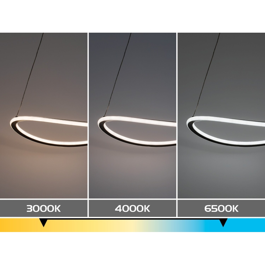 Rabalux - LED dæmpbar pendel med wire LED/45W/230V 3000-6500K + fjernbetjening