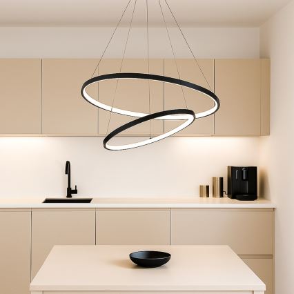 Rabalux - LED-dæmpbar pendel på wire LED/75W/230V 3000-6500K + fjernbetjening
