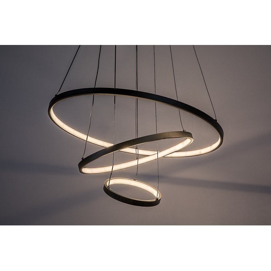 Rabalux - Dæmpbar LED-pendel på wire LED/90W/230V 3000-6500K + fjernbetjening