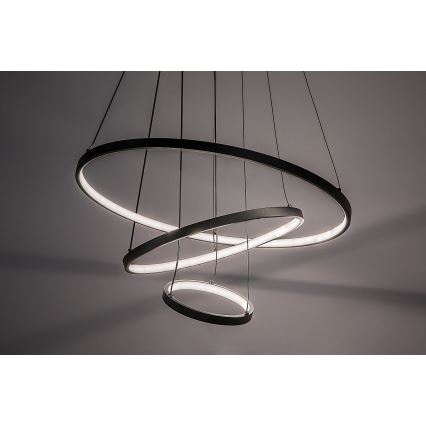 Rabalux - Dæmpbar LED-pendel på wire LED/90W/230V 3000-6500K + fjernbetjening
