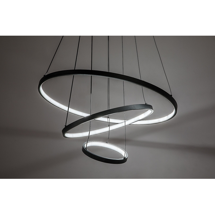 Rabalux - Dæmpbar LED-pendel på wire LED/90W/230V 3000-6500K + fjernbetjening