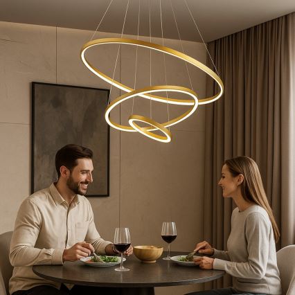 Rabalux - LED-dæmpbar pendel på wire LED/90W/230V 3000-6500K + fjernbetjening