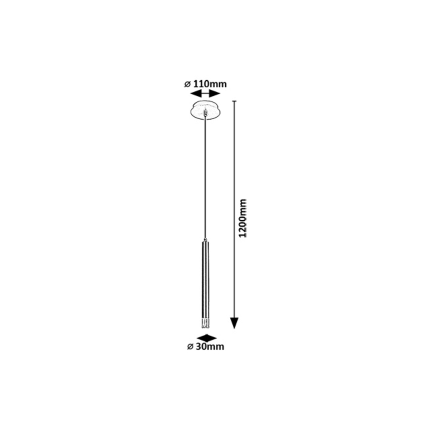 Rabalux - Pendel 1xG9/5W/230V guldfarvet