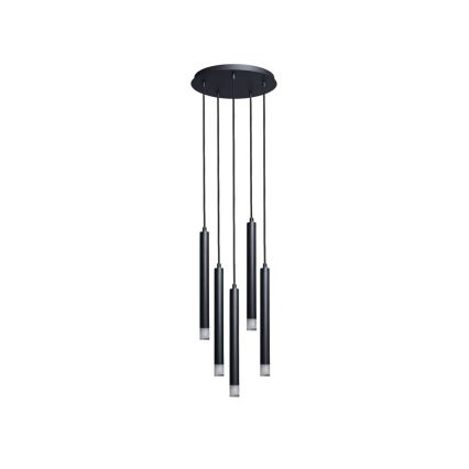 Rabalux - Pendel 5xG9/5W/230V sort