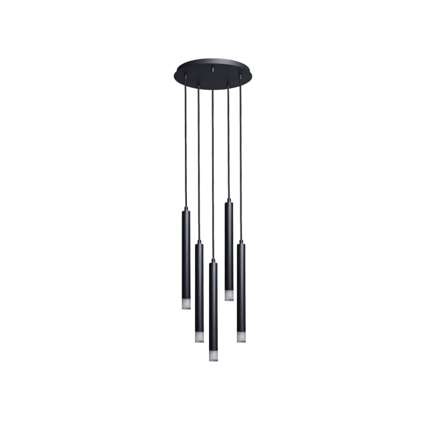 Rabalux - Pendel 5xG9/5W/230V sort