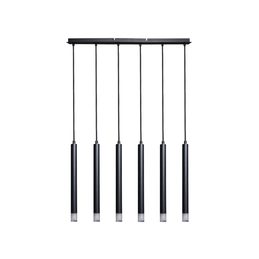 Rabalux - Pendel 6xG9/5W/230V sort