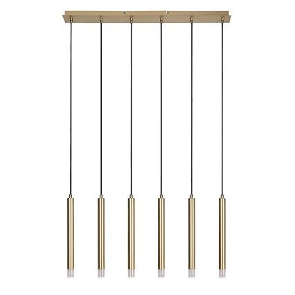 Rabalux - Pendel 6xG9/5W/230V guldfarvet