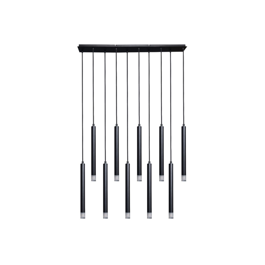 Rabalux - Pendel 10xG9/5W/230V sort