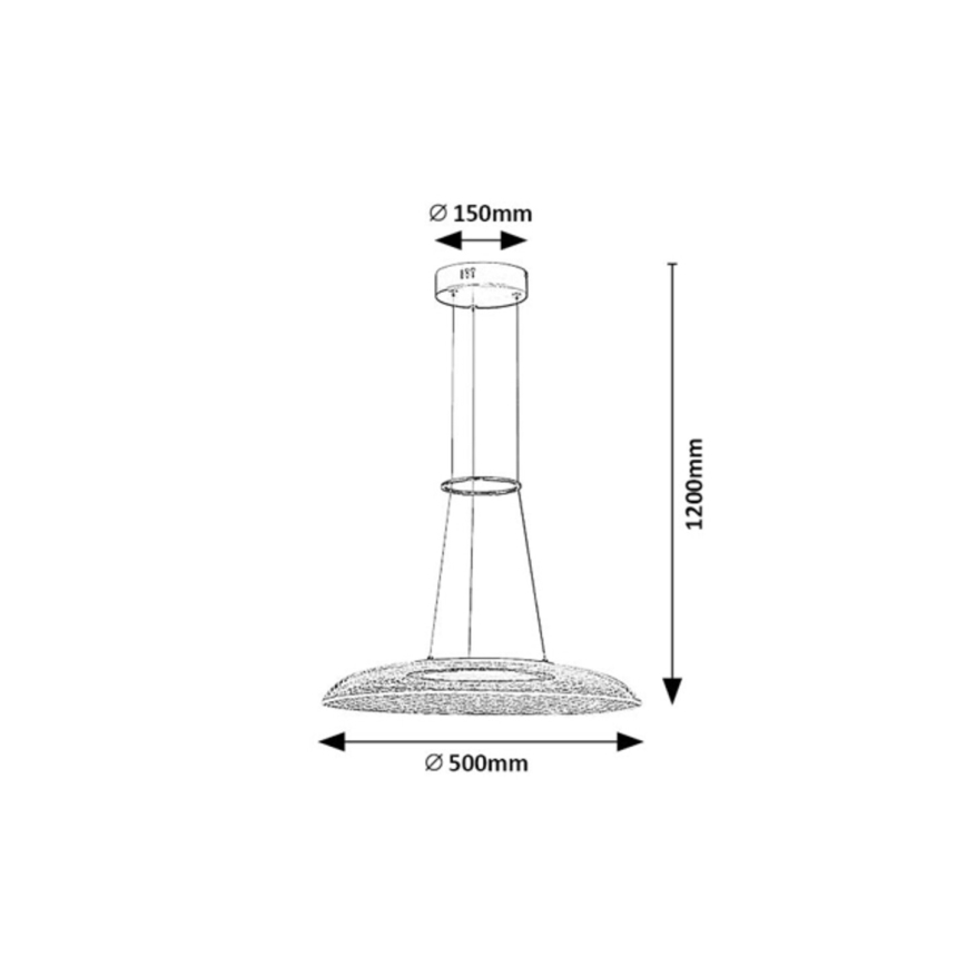Rabalux - LED-pendel med stålwire LED/24W/230V 3000K