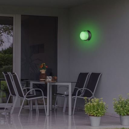 Rabalux - LED RGBW Udendørs væglampe LED/10W/230V IP54 Wi-Fi Tuya