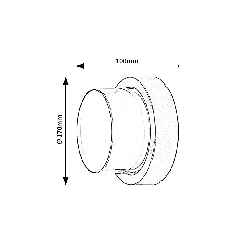 Rabalux - LED RGBW Udendørs væglampe LED/10W/230V IP54 Wi-Fi Tuya