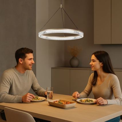 Rabalux - LED dæmpbar pendel på wire LED/24W/230V 3000-6500K + fjernbetjening