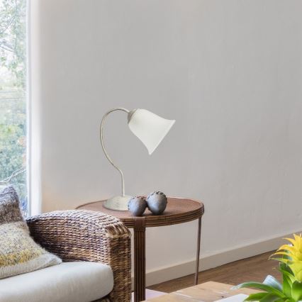 Rabalux - Bordlampe 1xE27/40W/230V hvid