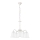 Rabalux 7261 - Lysekrone FABIOLA E27/40W/230V hvid